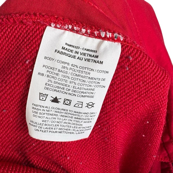 Jordan Men’s XXL Red Joggers Sweatpants Tie Waist Pockets Dri Fit Bottoms Pants - Picture 8 of 9